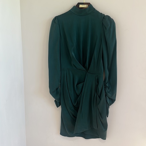 ZIMMERMANN Silk Drape Dress Jade NWT - Picture 7 of 17